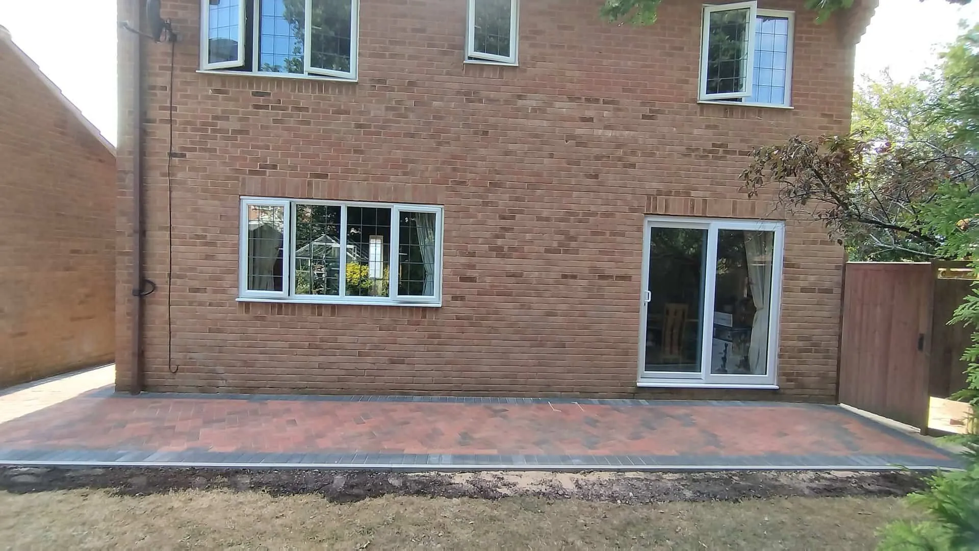 Double driveway and patio, Hailsham, photo 3 of 11