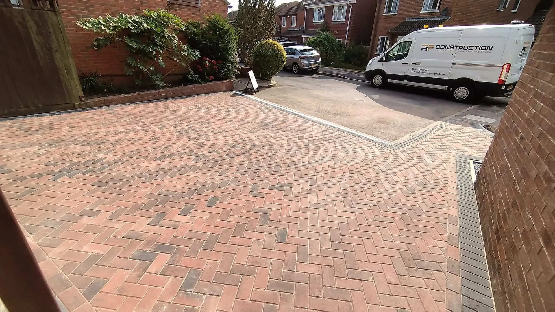 Double driveway and patio, Hailsham, photo 8 of 11