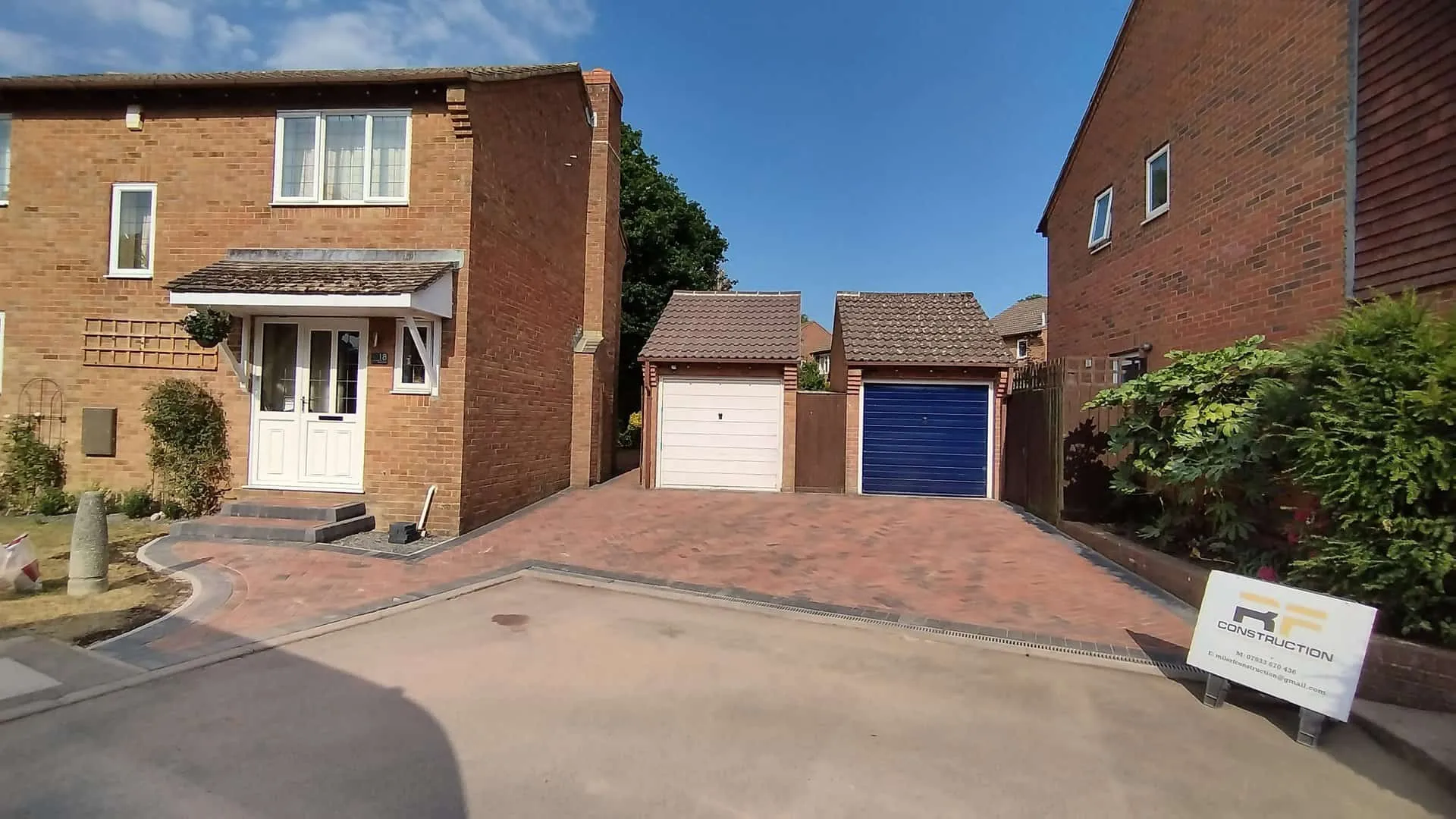 Double driveway and patio, Hailsham, photo 4 of 11